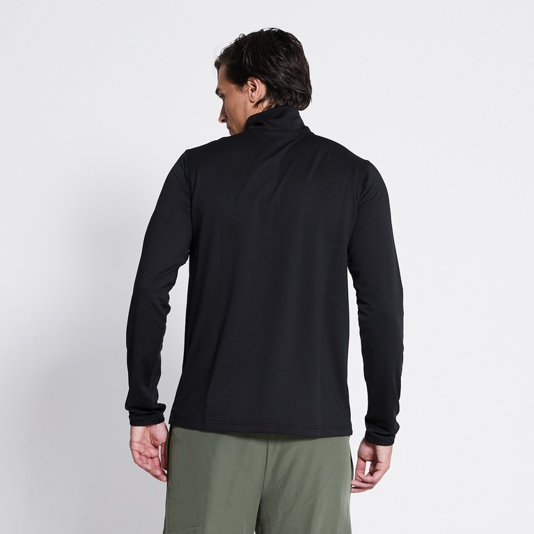 Functional sweater "MS Warm-up Jacket" Black-Black